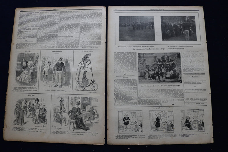 1898-1906 L'ILLUSTRE NATIONAL MAGAZINE - FRENCH - LOT OF 15 - O 3657