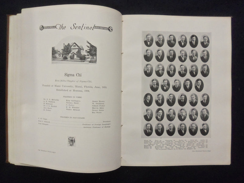 1925 SENTINAL UNIVERSITY OF MONTANA YEARBOOK - MISSOULA, MONTANA - YB 3293