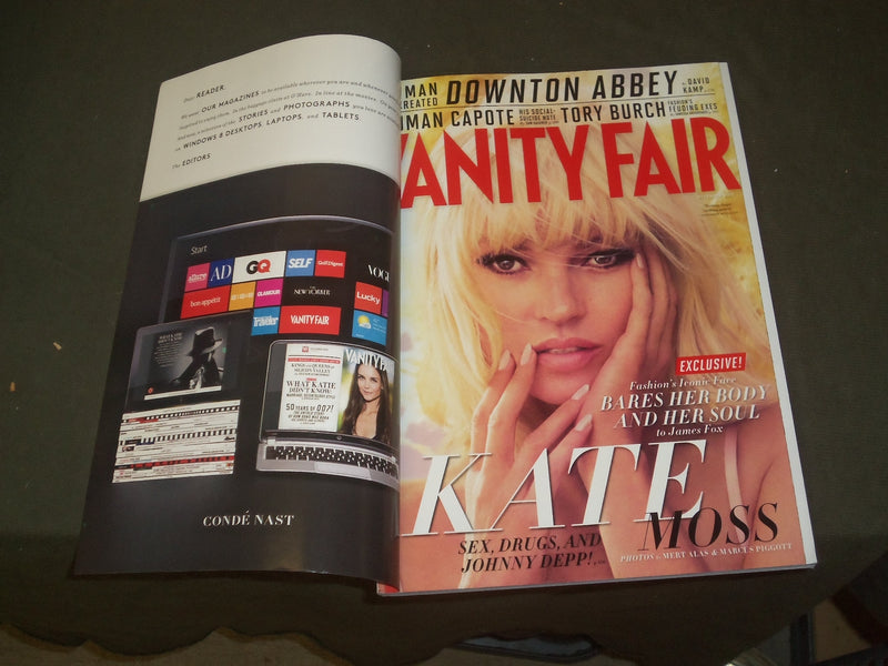 2012 DECEMBER VANITY FAIR MAGAZINE - KATE MOSS - B 2474