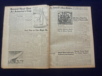 1962 SEP 22 NEW YORK DAILY NEWS NEWSPAPER -3 DIES, 6 HURT AT TIMES SQ. - NP 6764