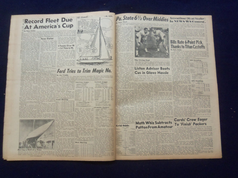 1962 SEP 22 NEW YORK DAILY NEWS NEWSPAPER -3 DIES, 6 HURT AT TIMES SQ. - NP 6764