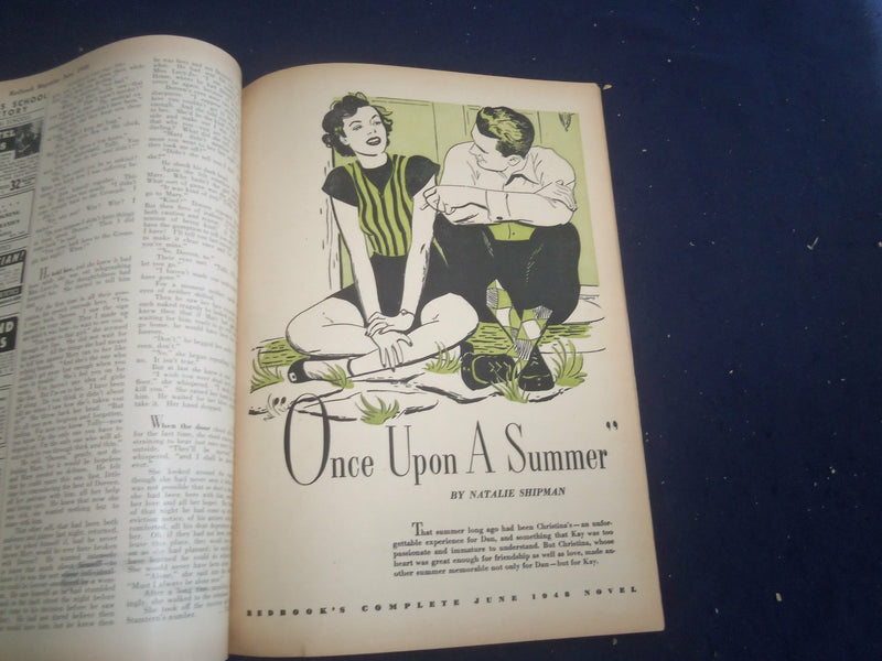 1948 JUNE REDBOOK MAGAZINE - ONCE UPON A SUMMER - SP 6257R