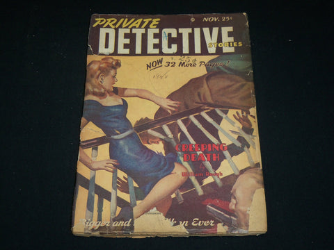 1948 NOVEMBER PRIVATE DETECTIVE STORIES PULP MAGAZINE - WILLIAM ROUGH - ST 5342M