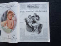 1933 APRIL 29 THE SATURDAY EVENING POST MAGAZINE - ILLUSTRATED COVER - SP 1510