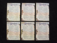 1952 JULY READER'S DIGEST MAGAZINE - FLAG COVER - LOT OF 6 - K 106