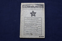 1931 AUGUST THE COMMUNIST MONTHLY PERIODICAL - K 478