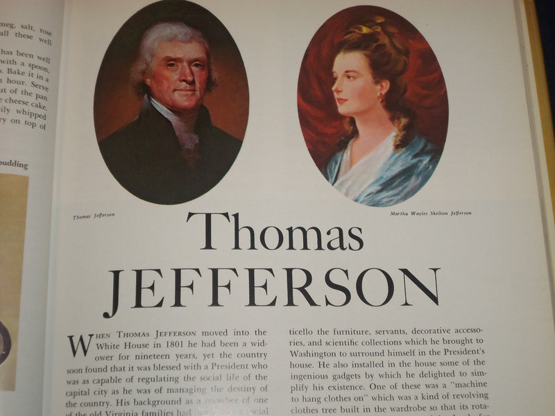 1975 FIRST LADIES COOK BOOK - NEW PRESIDENTIAL EDITION - HARDCOVER - KD 2799