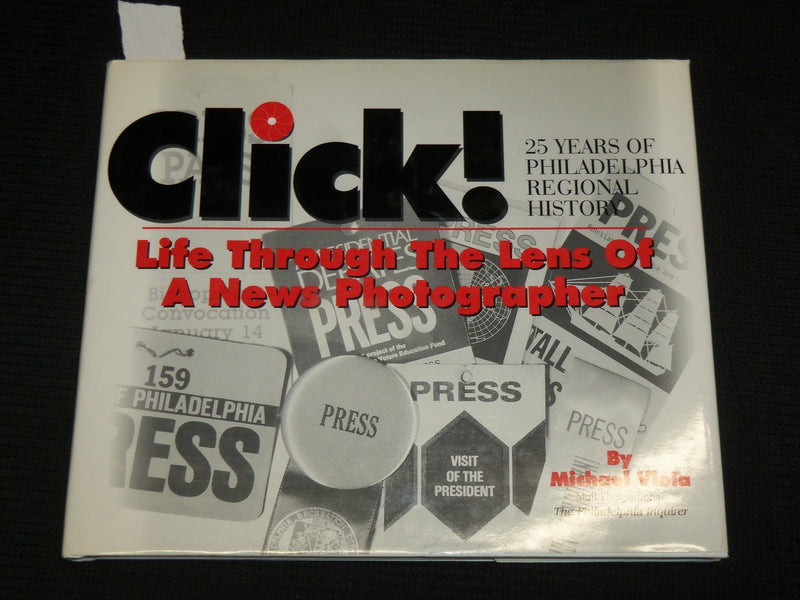 1998 CLICK PHILADELPHIA REGIONAL HISTORY BOOK INSCRIBED BY VIOLA - R 710R