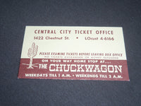 1961 NOVEMBER 7 LENINGRAD KIROV BALLET PROGRAM + TICKET STUB - ST 5217