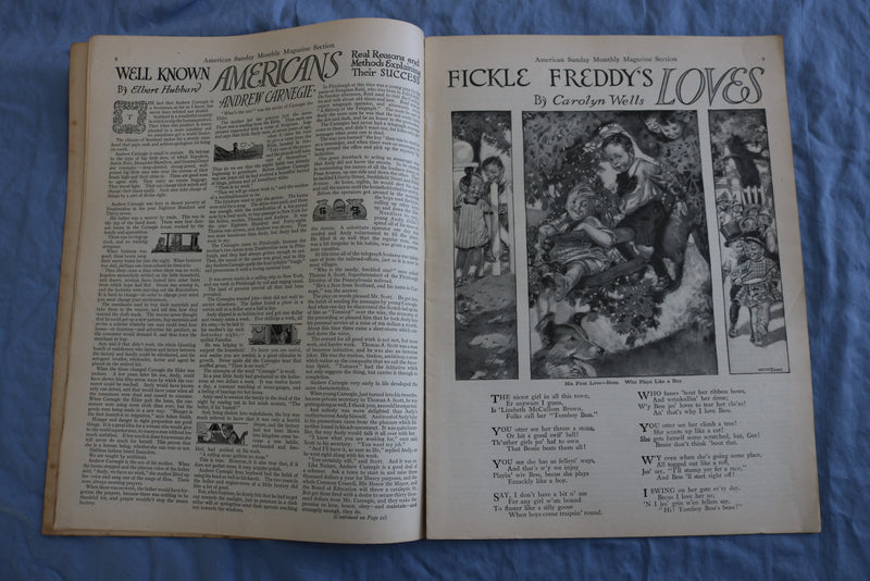1911 OCTOBER 1 SUNDAY MAGAZINE SECTION NEW YORK AMERICAN - SP 4784P
