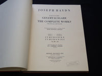 1950-1951 JOSEPH HAYDN COMPLETE WORKS BOUND VOLUME LOT OF 4 - KD 4838