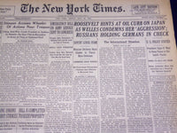 1941 JULY 25 NEW YORK TIMES - ROOSEVELT HINTS AT OK CURB ON JAPAN - NT 1481