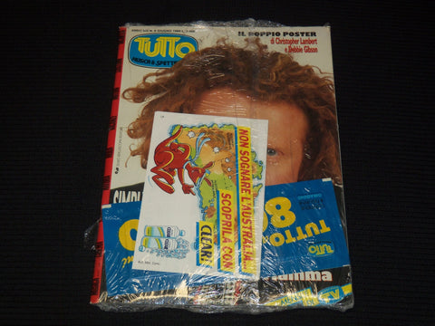1989 JUNE TUTTO ITALIAN MAGAZINE - MICK HUCKNALL - SIMPLY RED COVER - E 15545
