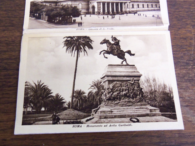 1920'S RICORDO DI ROMA VIEW BOOKS LOT OF 2 - PART 1 & PART 2 - K 1156