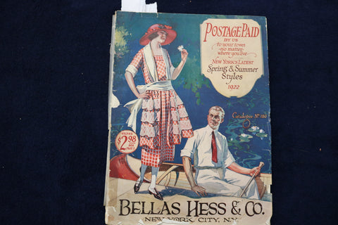 1922 SPRING & SUMMER STYLES BELLAS HESS & CO. CATALOG -CATALOGUE NO. 100 - K 768