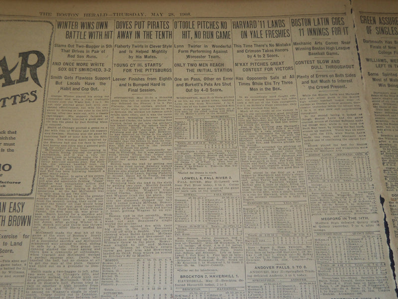 1908 MAY 28 THE BOSTON HERALD - TAFT'S VICTORY ON 1ST BALLOT SURE - BH 76