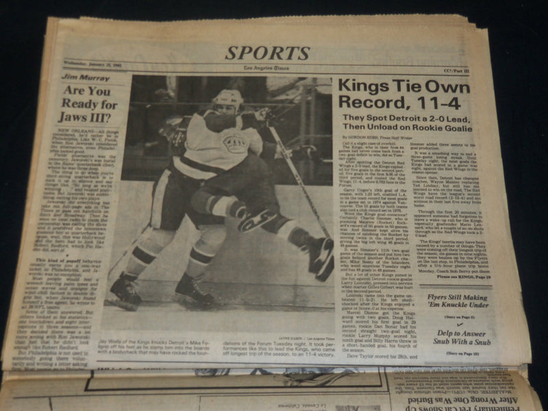 1981 JANUARY 21 LOS ANGELES TIMES NEWSPAPER - FLY TO FREEDOM - NP 4910