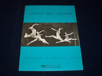 1989 SEPTEMBER 16-24 CELEBRATING MERCE CUNNINGHAM PROGRAM - BERKELEY - J 5120