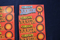 1979-1994 CIRCUS BARNUM PROGRAMS - GERMAN - LOT OF 12 - O 3530