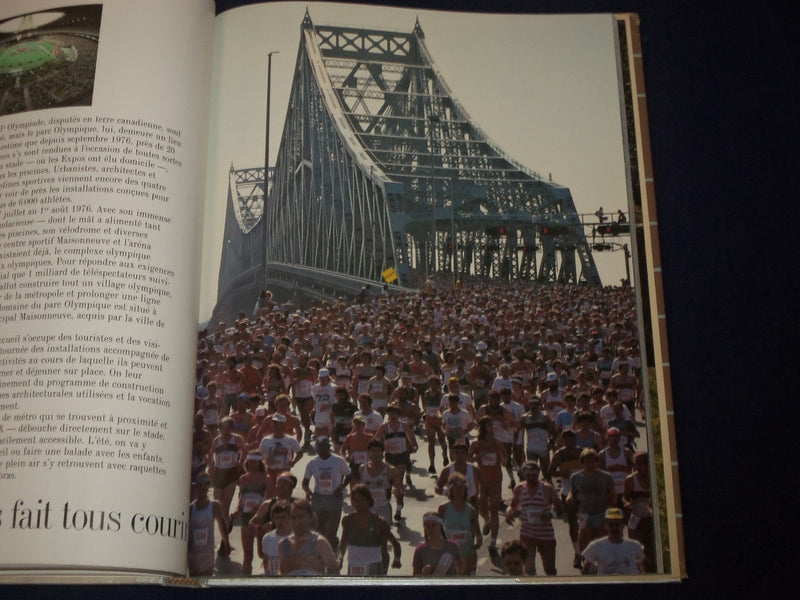 1984 LE TOUR DU QUEBEC EN 80 SITES HARDCOVER BOOK - FIRST EDITION - KD 2767