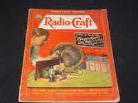 1932 JULY RADIO-CRAFT MAGAZINE VERY NICE COVERS & ADS - E 394
