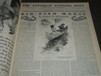 1902 JULY 19 THE SATURDAY EVENING POST MAGAZINE - HARRISON FISHER COVER- SP 1051