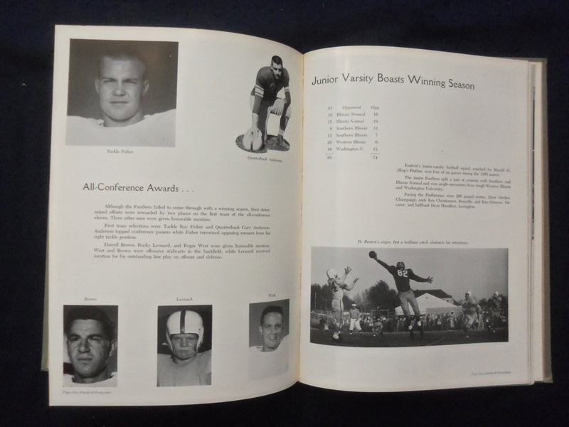 1956 WARBLER EASTERN ILLINOIS STATE COLLEGE YEARBOOK - CHARLESTON, IL - YB 3314