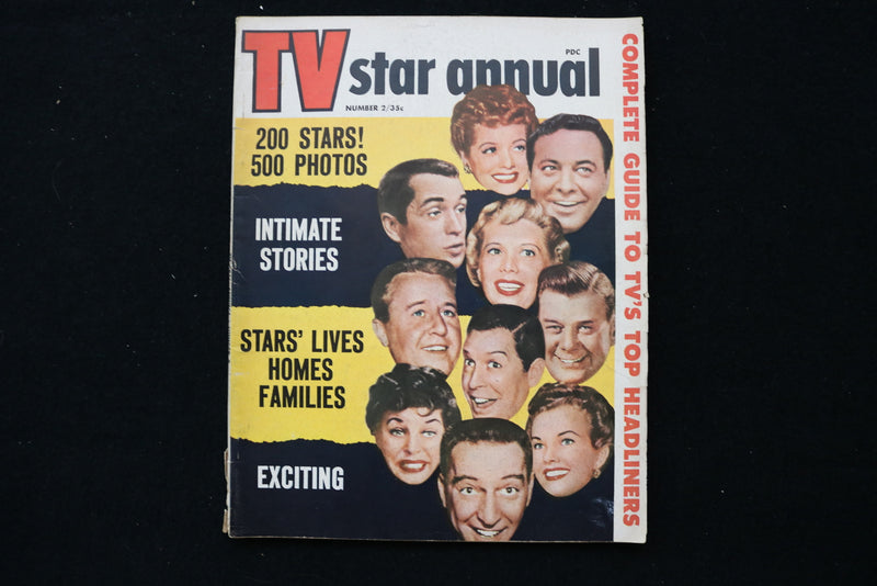 1956 TV STAR ANNUAL MAGAZINE - LUCILLE BALL-JACKIE GLEASON COVER - E 24181