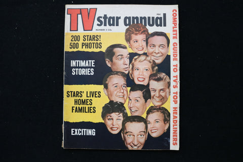 1956 TV STAR ANNUAL MAGAZINE - LUCILLE BALL-JACKIE GLEASON COVER - E 24181