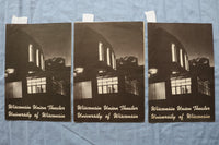 1940'S UNIV. OF WISCONSIN WISCONSIN UNION THEATRE PROGRAMS - LOT OF 3 - K 2982