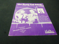 BOB CROSBY THE PUSSY CAT SONG AUTOGRAPHED SHEET MUSIC - AM 38