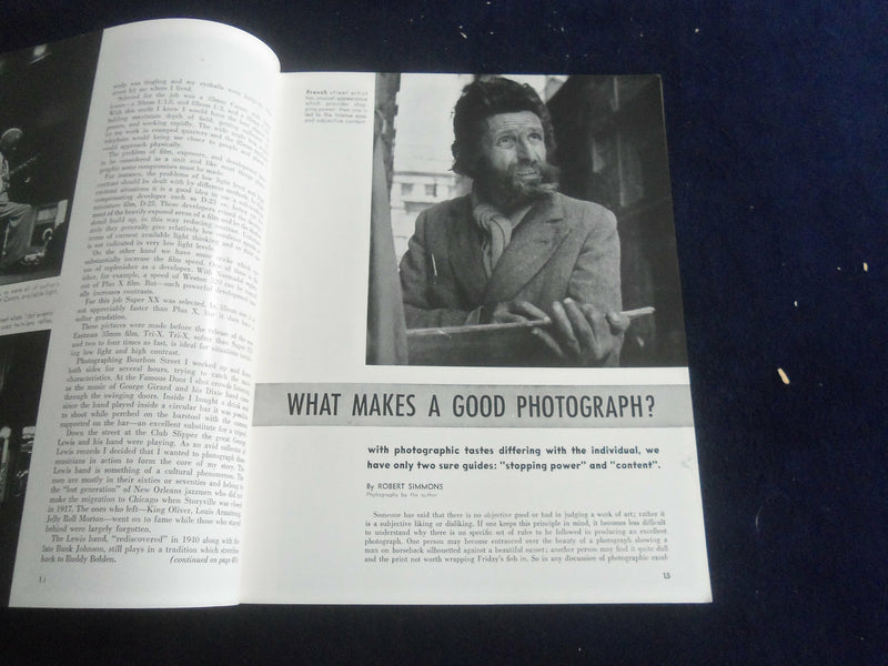 1956 FEBRUARY ART PHOTOGRAPHY MAGAZINE - NICE PHOTOGRAPHS & STORIES - SP 7492E