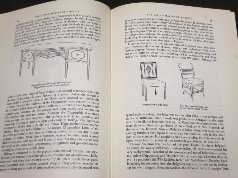 1957 THE CABINET MAKERES OF AMERICA BOOK BY ETHEL HALL BJERKOE - KD 2213