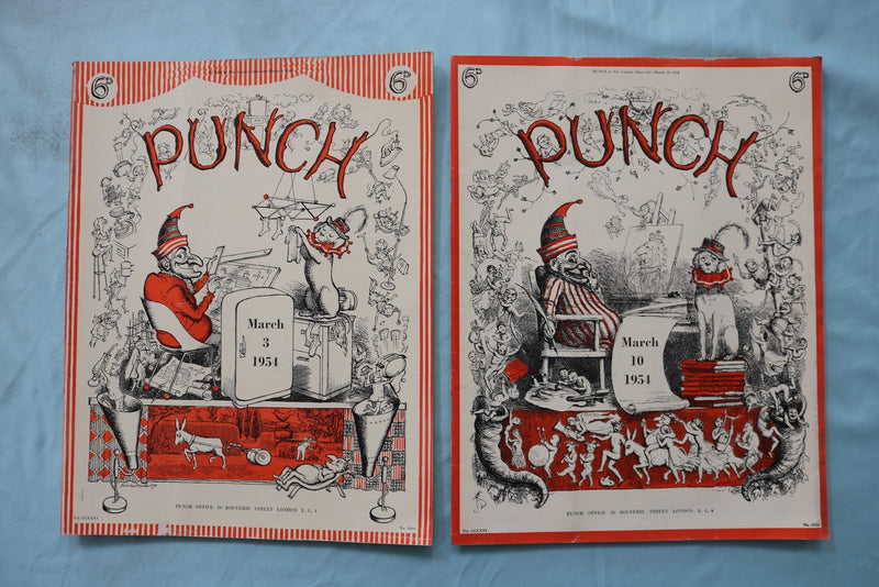 1954 PUNCH MAGAZINE - LOT OF 25 - O 3970