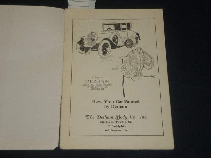1924 SHUBERT PLAYBILL - PHILADELPHA - DONALD MEEK - J 5695