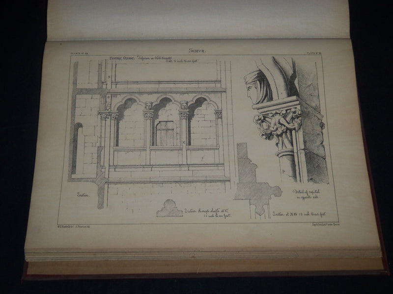 1862 SPECIMENS OF MEDIEVAL ARCHITECTURE VOLUME BY W. EDEN NESFIELD - Z 135