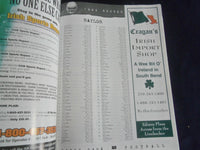 1998 OCTOBER 31 FOOTBALL PROGRAM - NOTRE DAME VS BAYLOR UNIVERSITY - SP 1213J