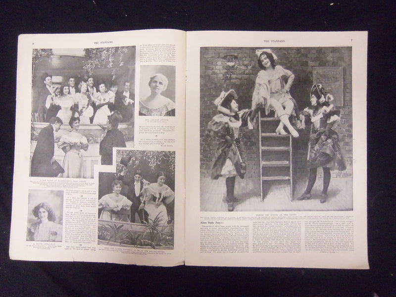 1896 DECEMBER 5 THE STANDARD MAGAZINE - MISS CISSY FITZGERALD - ST 3205