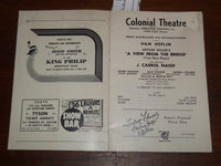 1950'S COLONIAL THEATRE PROGRAMS LOT OF 2 - BOSTON - K 1186