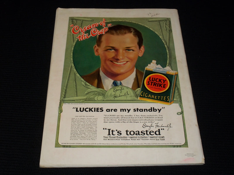 1932 JUNE 1 TOWN & COUNTRY MAGAZINE - JACK VON REPRERT BISMARCK COVER - E 2512