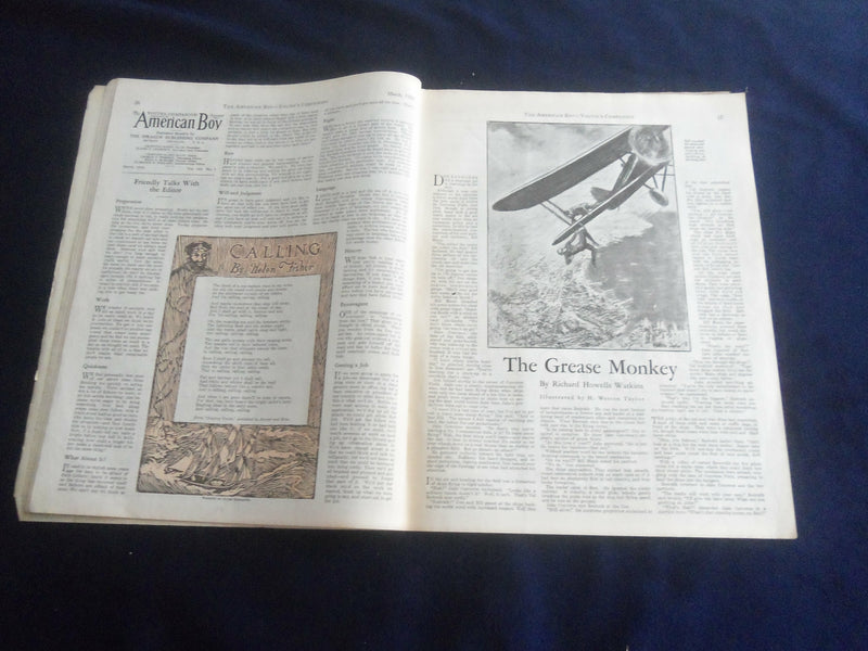 1930 MARCH AMERICAN BOY MAGAZINE - NICE COVER, STORIES, ILLUSTRATIONS - ST 7049