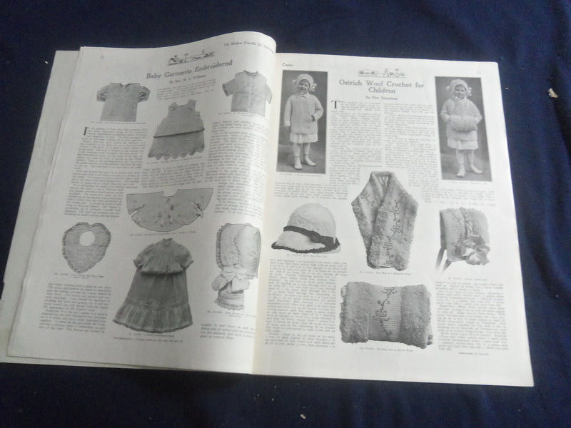 1914 FEBRUARY THE MODERN PRISCILLA MAGAZINE - ANNUAL ALL NEEDLEWORK - SP 6749D