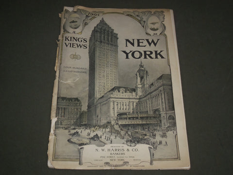 1905 KING'S VIEWS NEW YORK SOFTCOVER BOOK - GREAT ILLISTRATIONS - J 2600