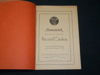 1927-1939 BRUNSWICK RECORDS CATALOGS LOT OF 5 - SOFTCOVER - KD 1046