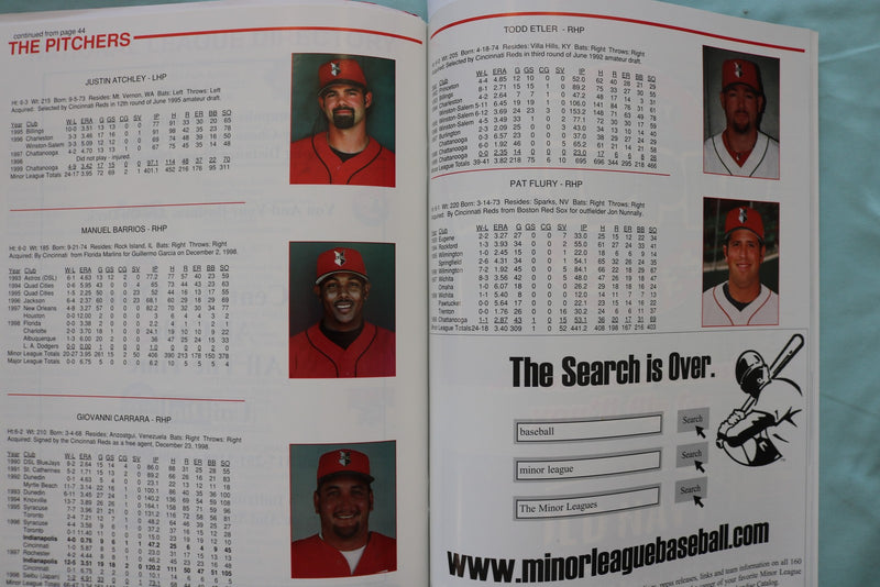 1999 INDIANAPOLIS INDIANS PROGRAM MAGAZINE - K 3402
