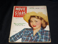 1950 AUGUST MOVIE STARS PARADE MAGAZINE - JANE POWELL FRONT COVER - E 1822
