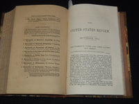 1853-1854 THE UNITED STATES REVIEW BOUND VOLUME NO. 2 - NEW YORK - KD 9524