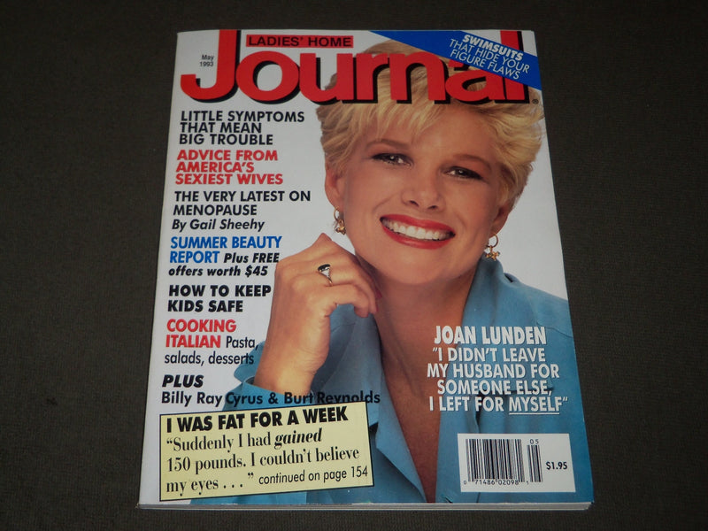 1993 MAY LADIES' HOME JOURNAL MAGAZINE - JOAN LUNDEN COVER - B 3162