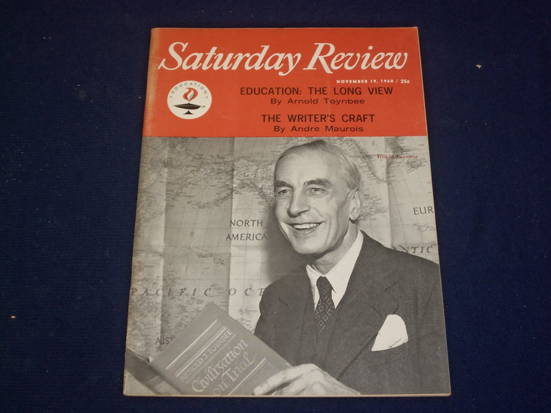 1960 NOVEMBER 19 SATURDAY REVIEW MAGAZINE - ARNOLD TOYNBEE - SP 9470