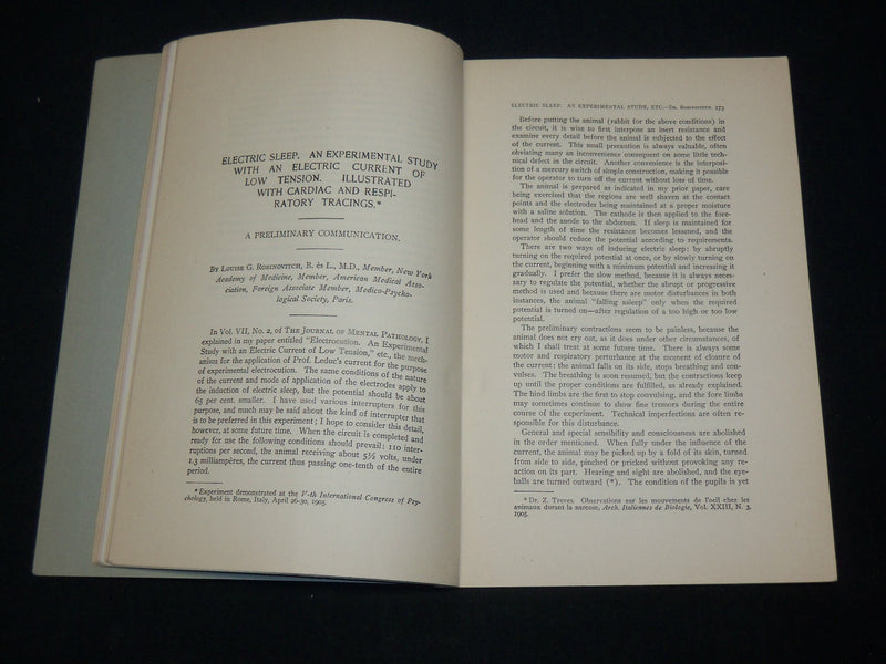 1905-1907 THE JOURNAL OF MENTAL PATHOLOGY MAGAZINE LOT OF 7 - WR 572K
